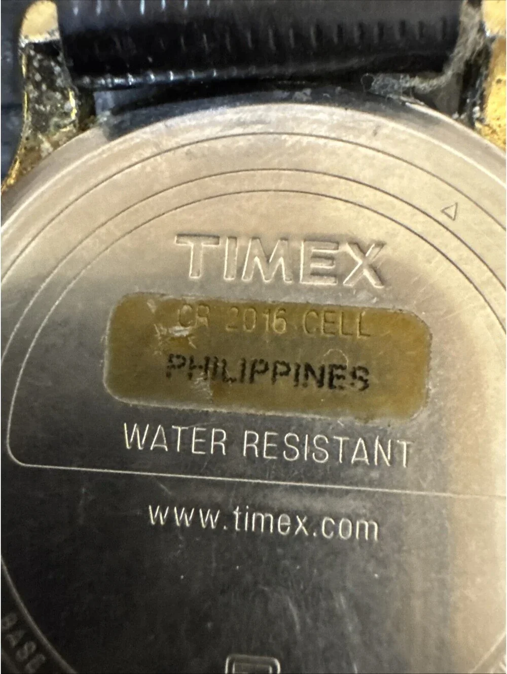 Vintage Timex Indiglo Easy Reader Gold Tone April 2001 Working | New Battery